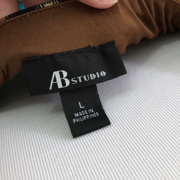 {AB Studio} Maxi Dress, L - Picture 5 of 5